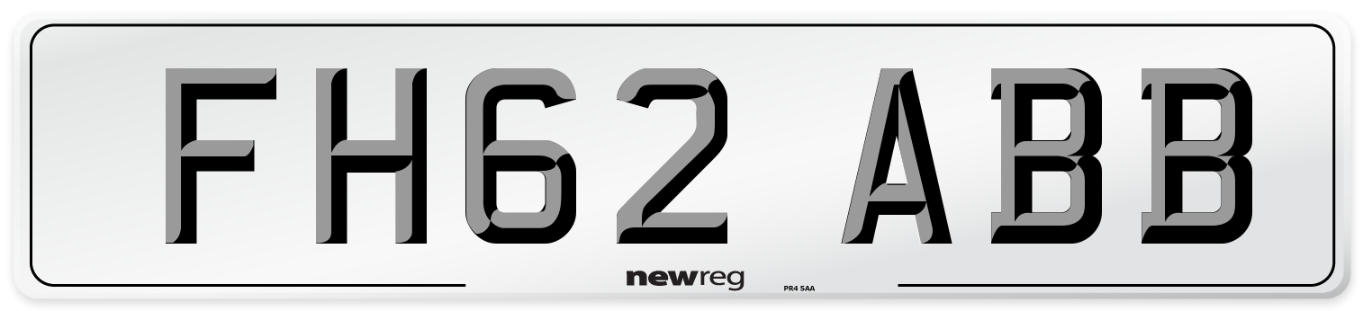 FH62 ABB Number Plate from New Reg